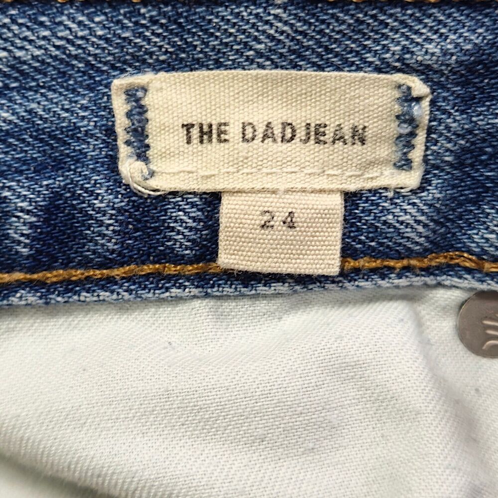 Madewell The Dad Jeans Blue Size 24 Distressed Heritage Denim - Picture 6 of 14